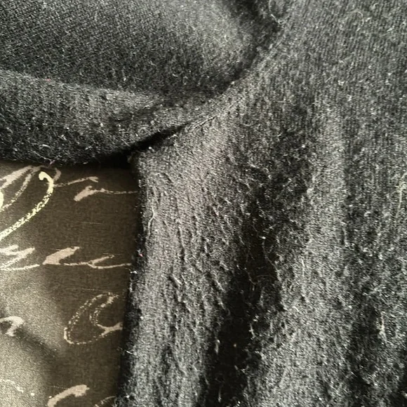 Kate Spade Black Embellished Crystal Bow Sweater Size Medium - Picture 8 of 8